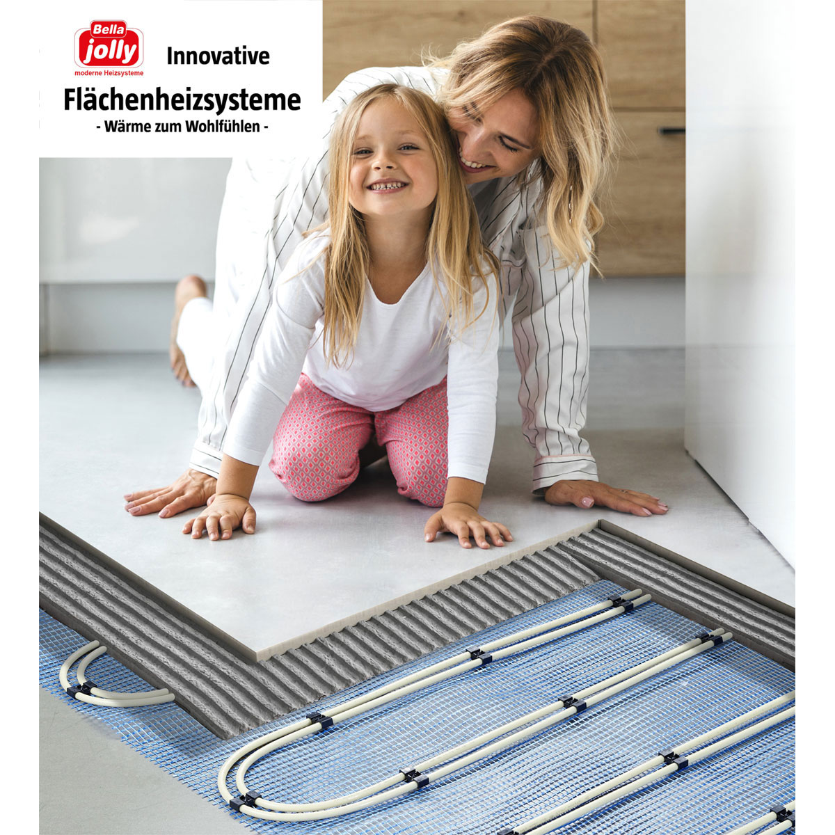 Jollytherm Warmwasser Fußbodenheizung Aquaheat 2,5 m² Bild 4