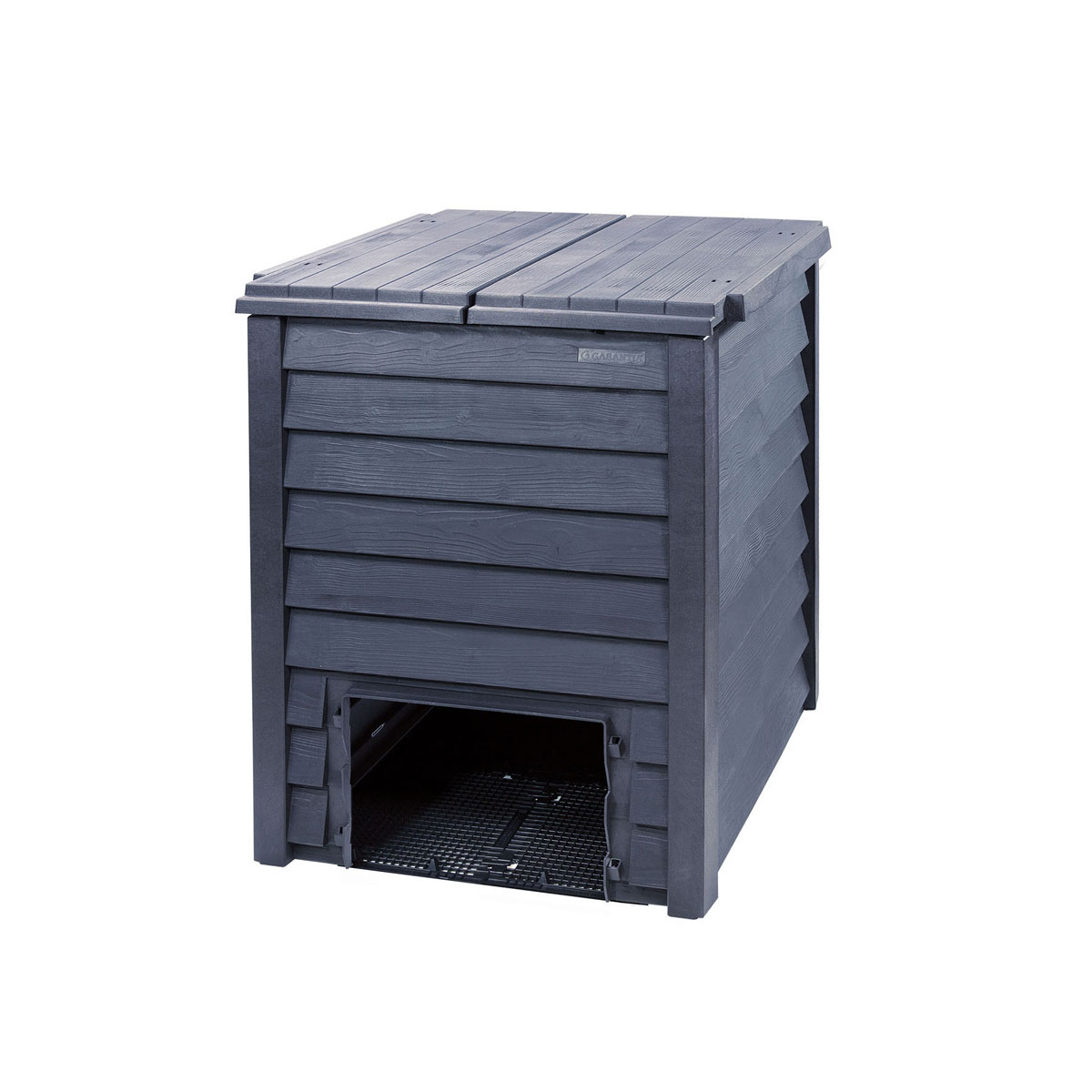 Garantia Komposter Thermo Wood mit Bodengitter anthrazit