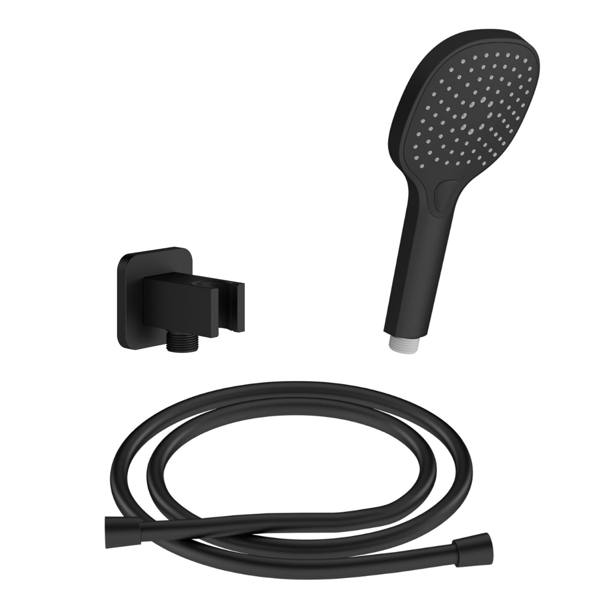 CHRIS BERGEN Brauseschlauch Made In Germany - Metalloptik (125-175cm)