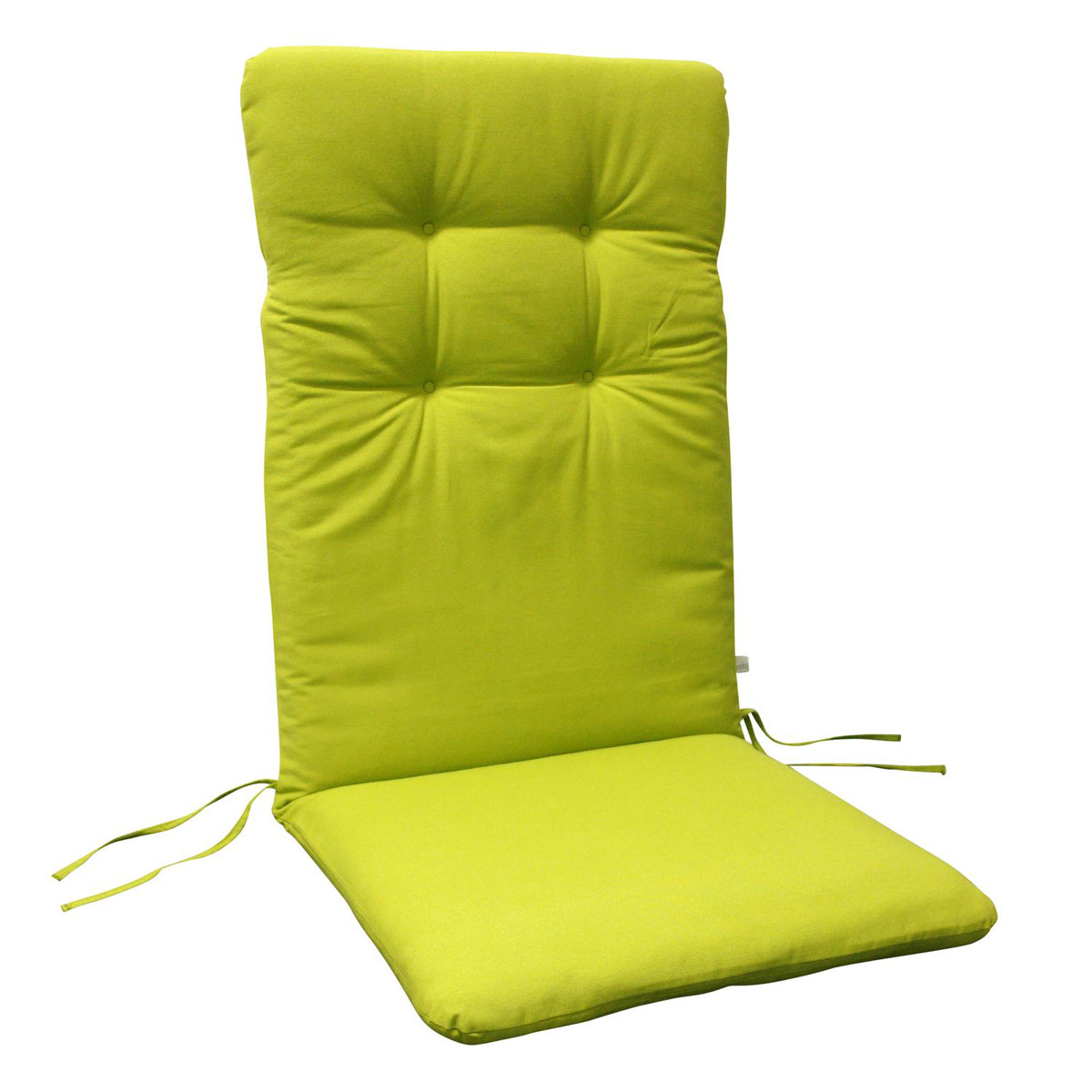 Sitzauflage Hochlehner „Relax“, 4 Stück, Grün