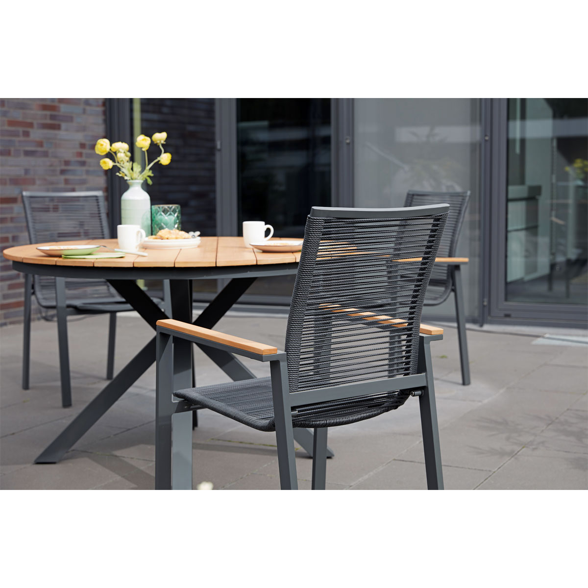 Haveson Stapelsessel Rondo grau Bild 12