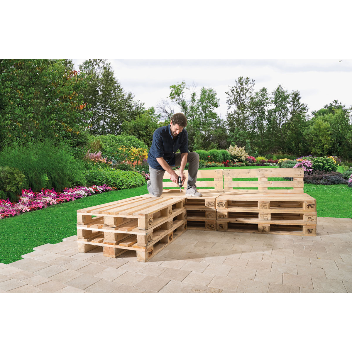 Europalette unbehandelt 120 x 14,4 x 80 cm Bild 5