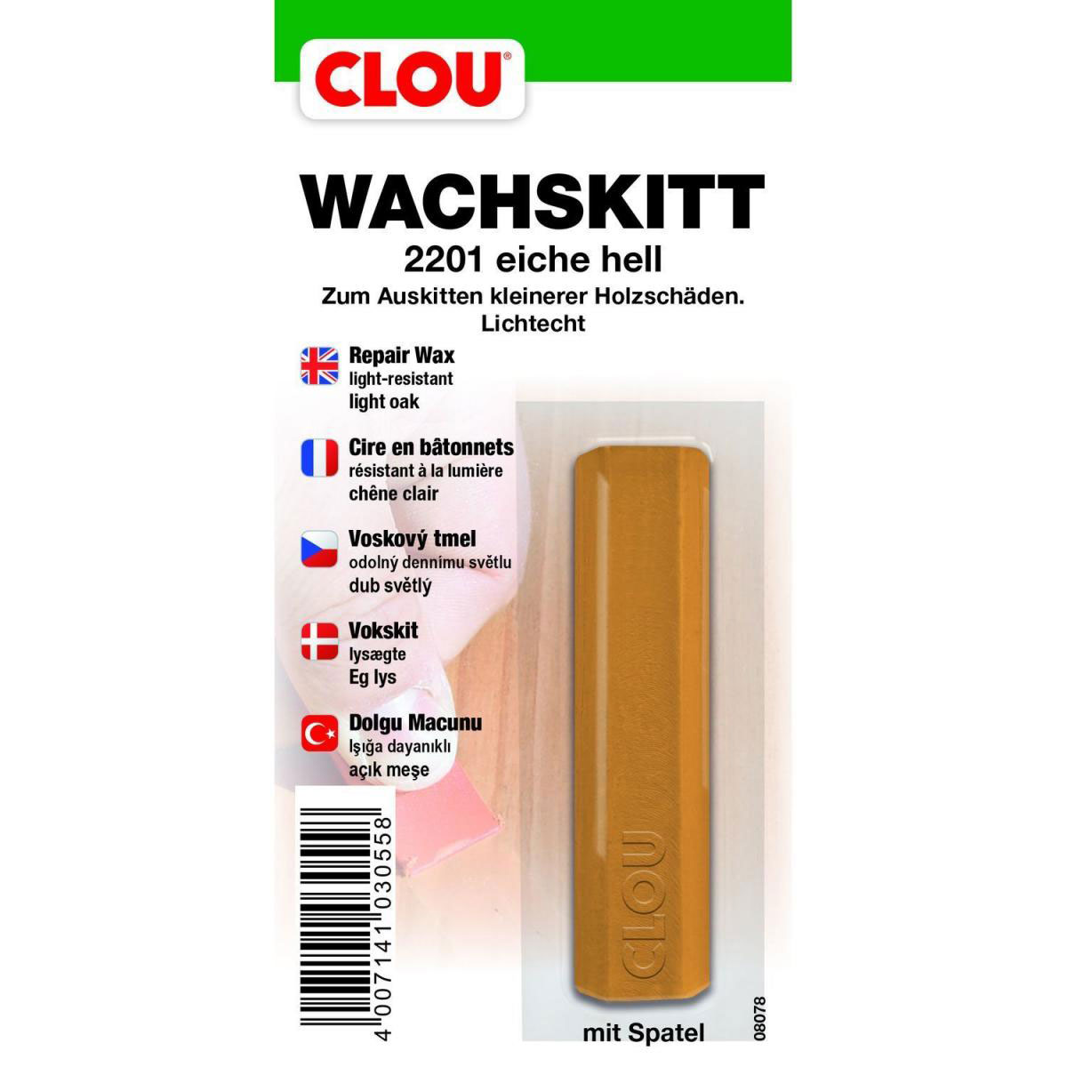 Clou Wachskitt „Eiche hell“