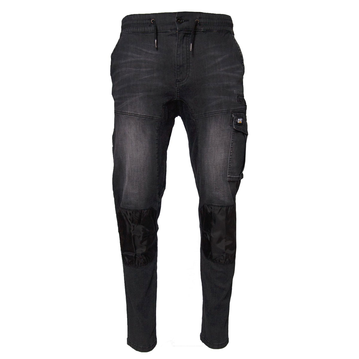 CAT  Arbeitshose Dynamic Denim schwarz Größe 34 x 32