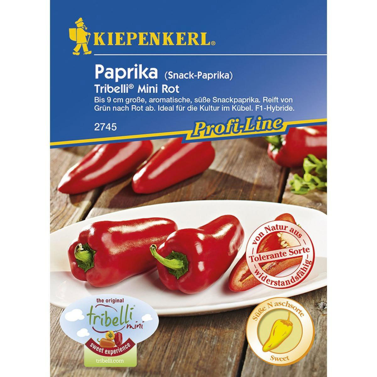 Kiepenkerl Paprika Tribelli Mini rot