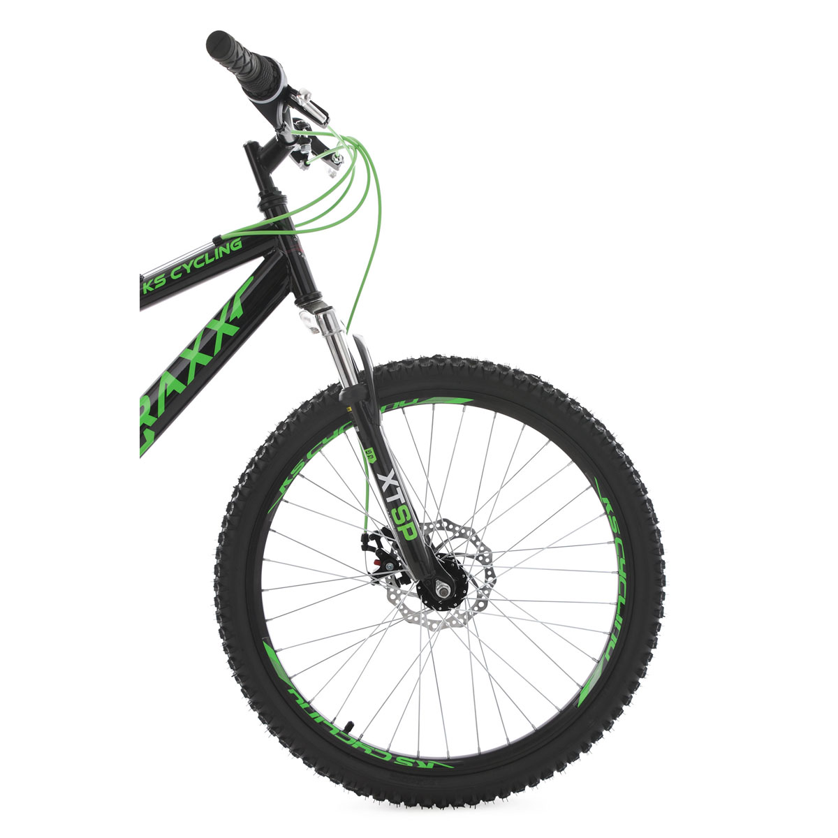 Jugend-Mountainbike „Xtraxx“, Fully, schwarz-grün
