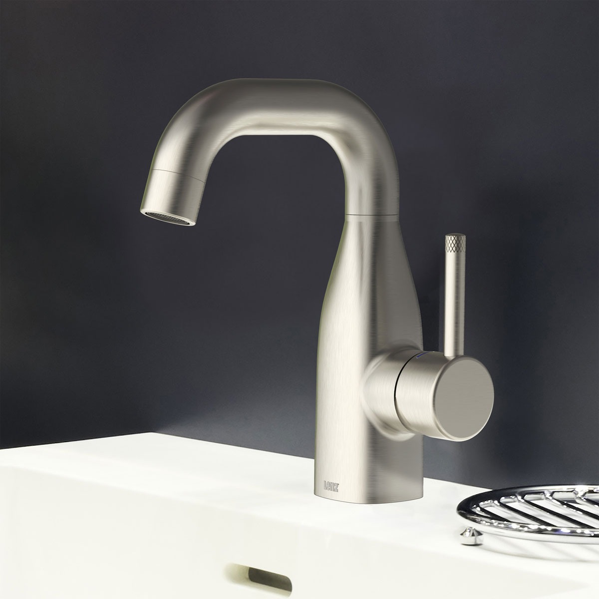 Lenz  Waschtischarmatur POLA Edelstahloptik Bild 3