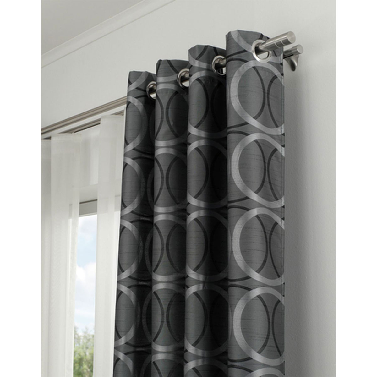 Gardinia Endkappe Chicago für Durchmesser 20 mm Edelstahl-optik Bild 7