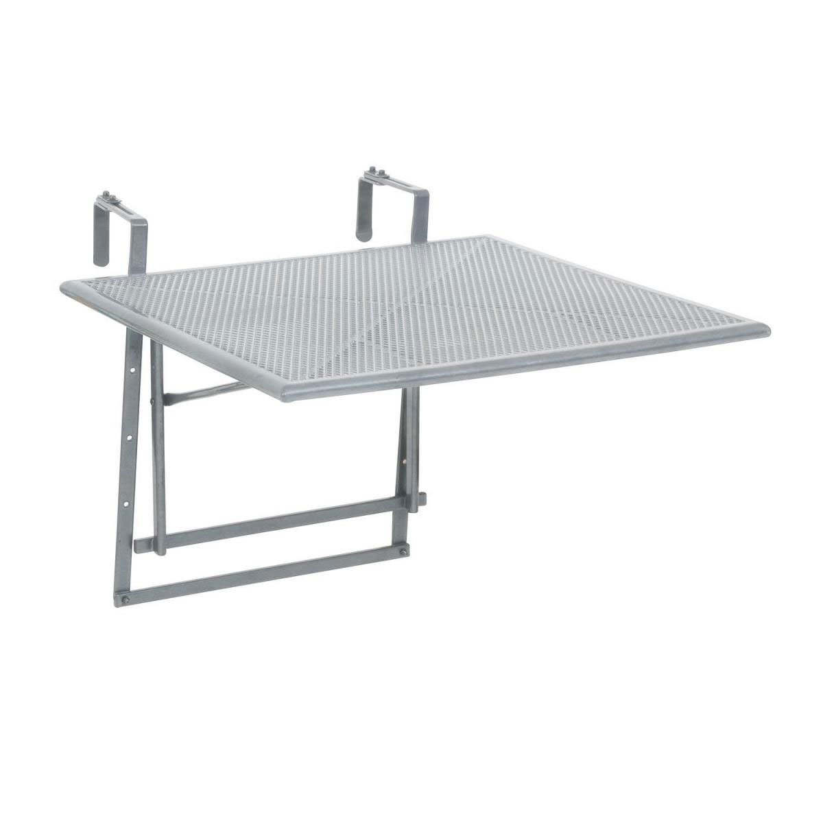 Greemotion Testrut Balkonhängetisch XL Toulouse eisengrau 70 x 88 x 47-79 cm