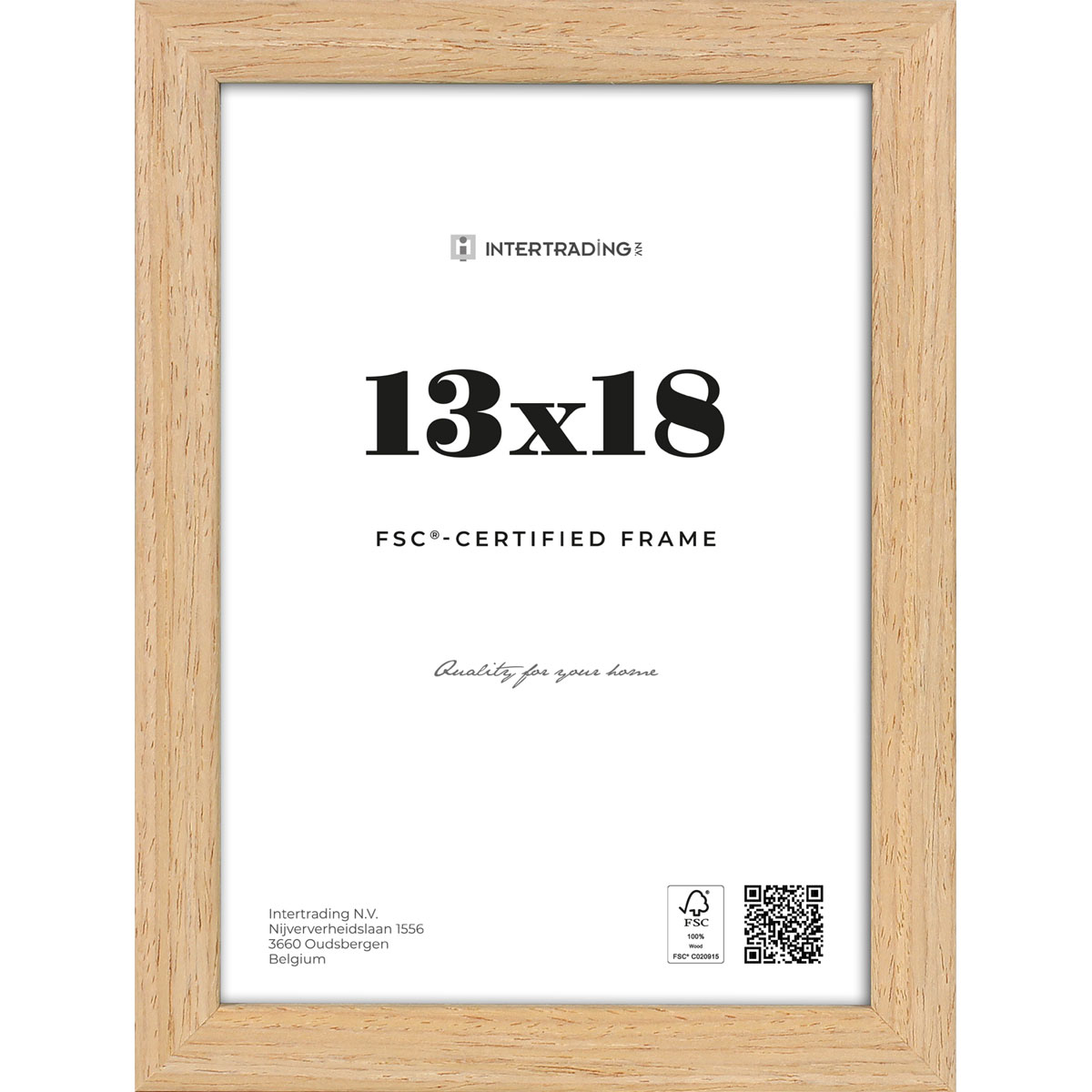 Bilderrahmen Quebec 13x18 cm Eiche