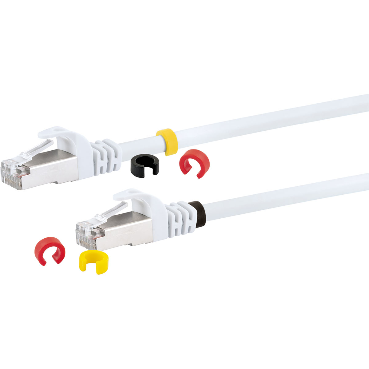 Schwaiger  Netzwerkkabel CAT7 1 m weiß Bild 5