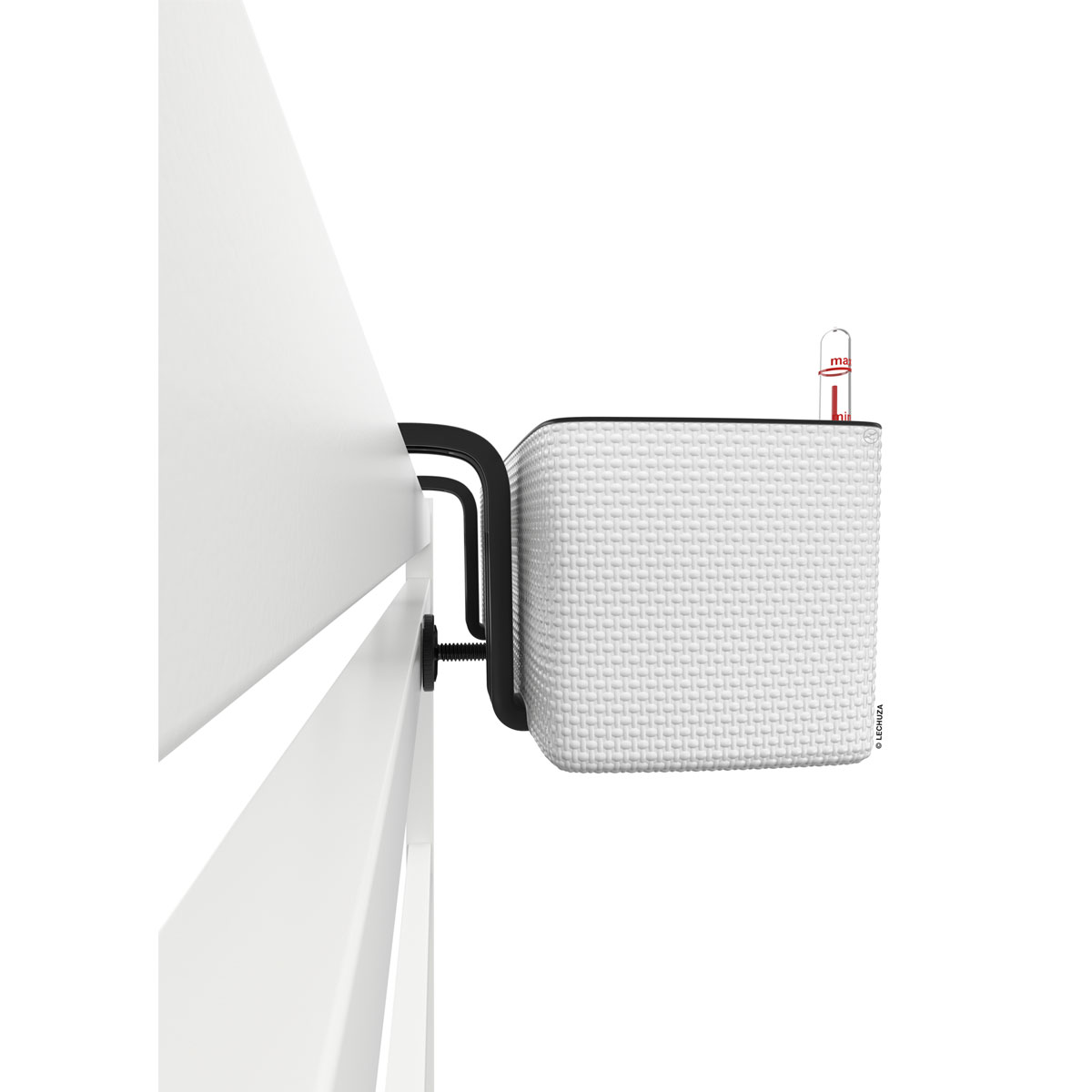 Blumenkasten Balconissima Color mit Halterung 40 cm weiß Bild 2