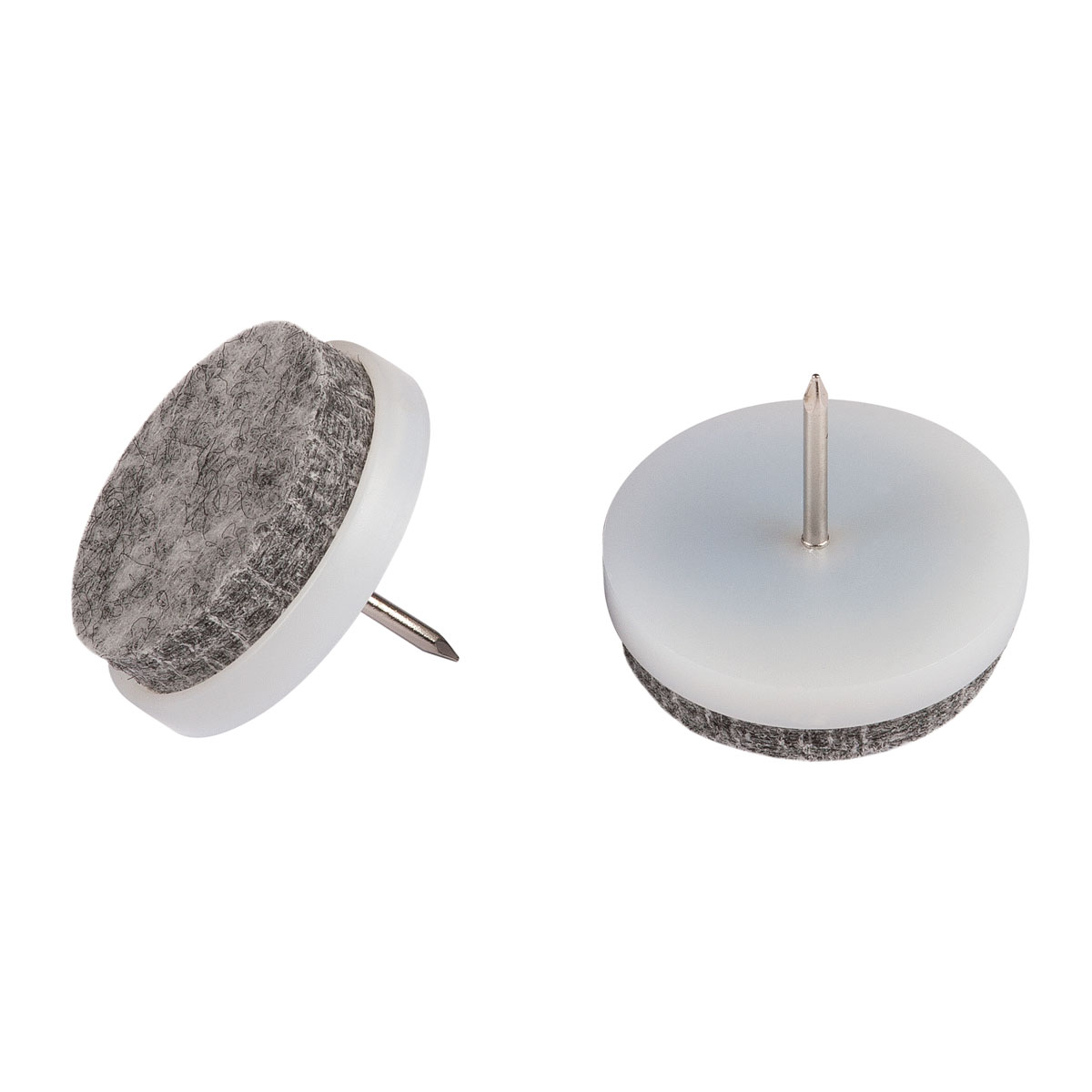 Suki Filzgleiter mit Stift Durchmesser 2,8 cm weiß 4 Stück