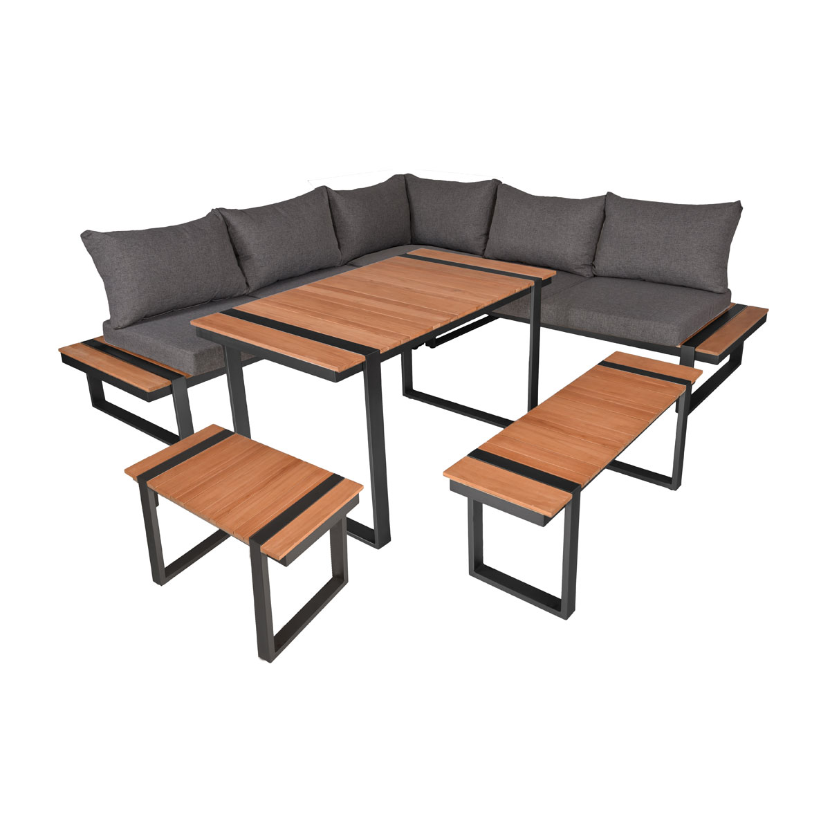 Lounge-Eckgruppe Belmira 6-teilig