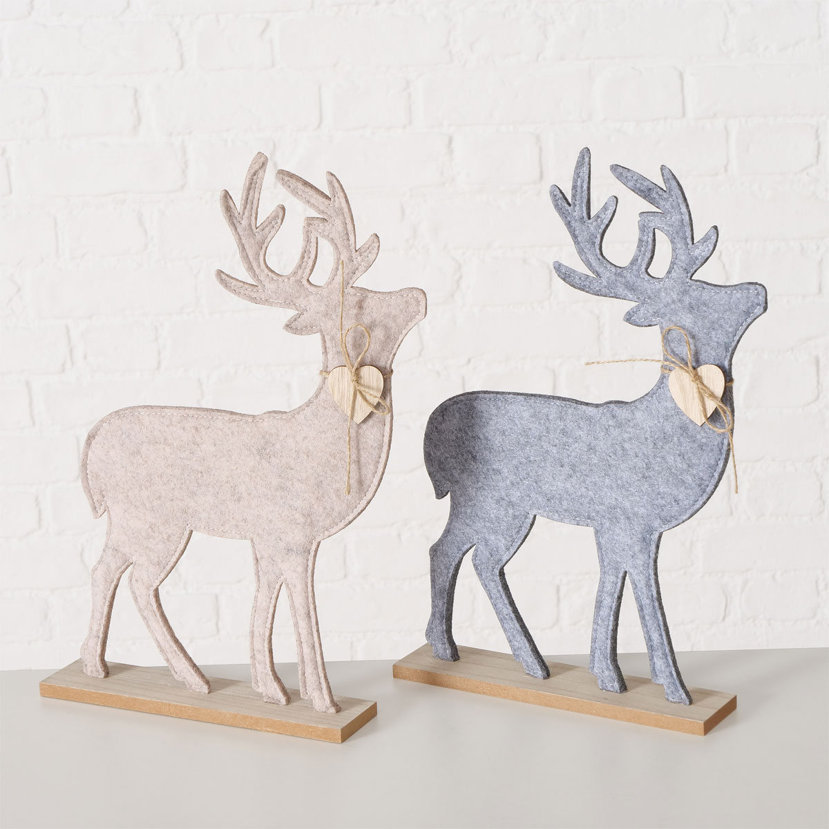 Figur Maxim Hirsch 25x5x35 beige