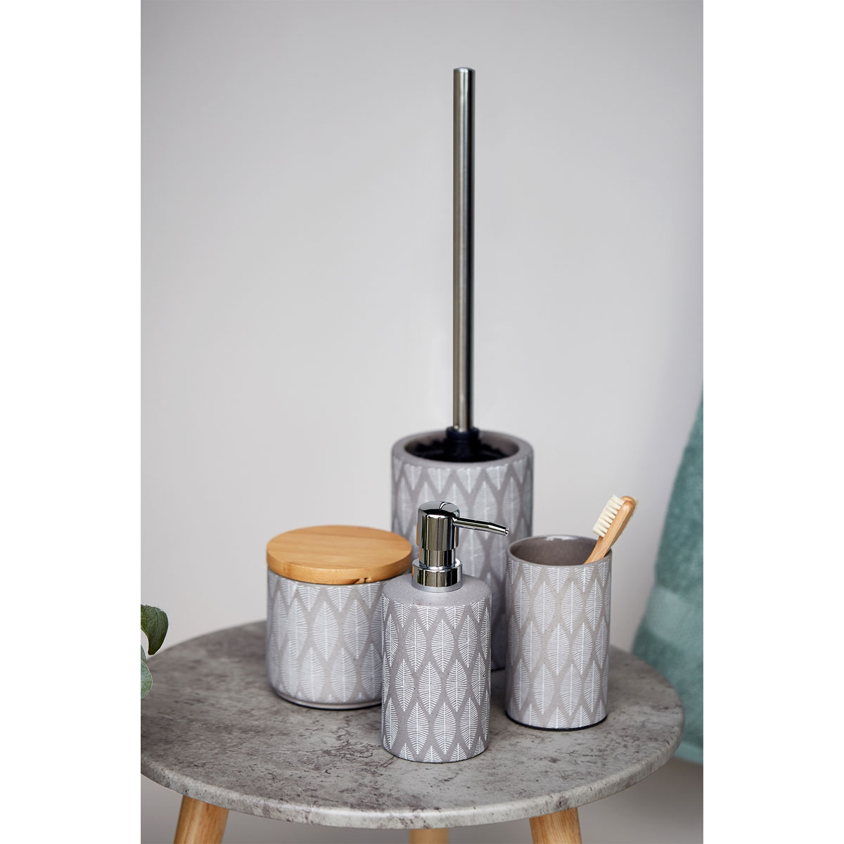Wenko Zahnputzbecher Tupian grau Bild 3