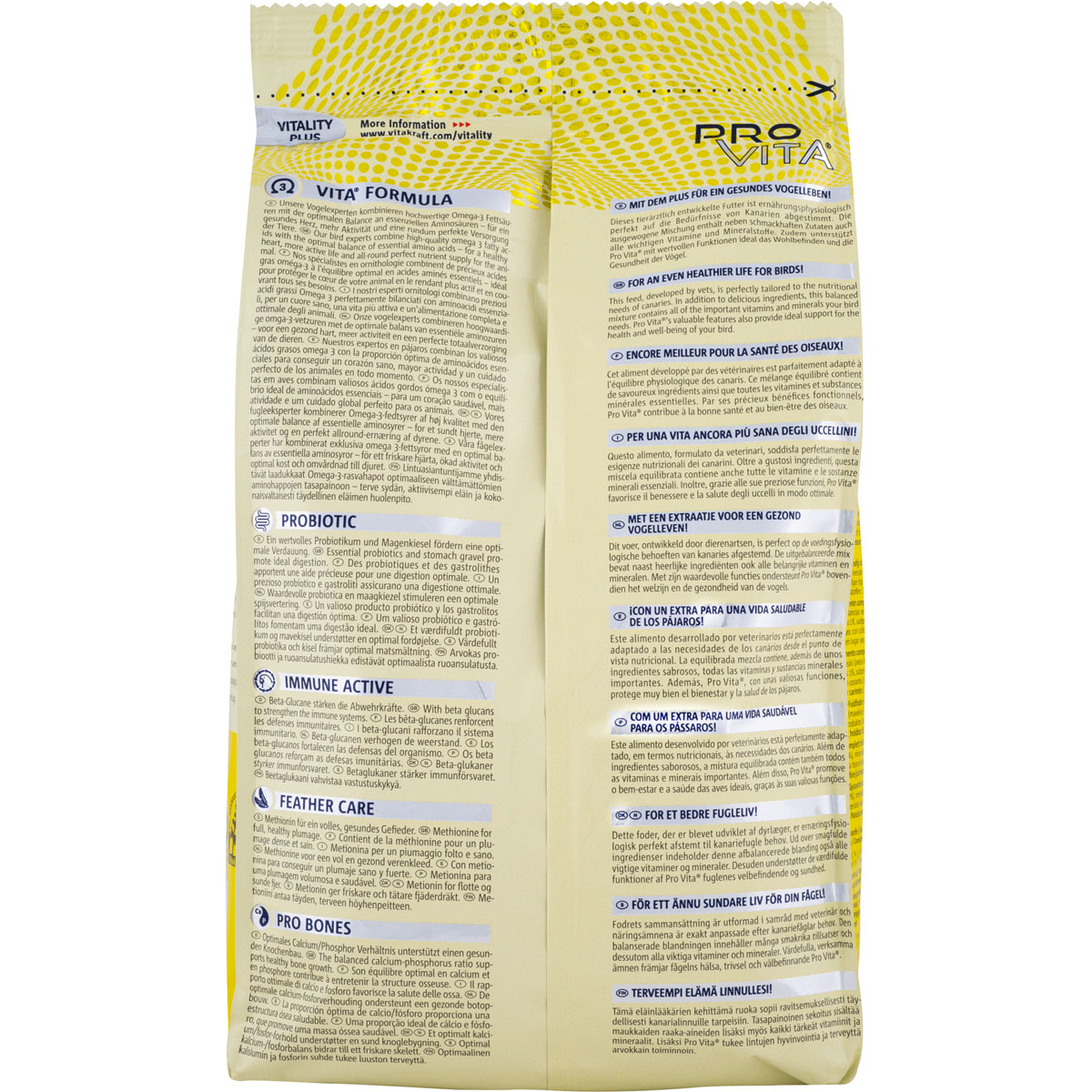 Vitakraft  Hauptfutter Kanarienvögel Pro KA 800 g Bild 3