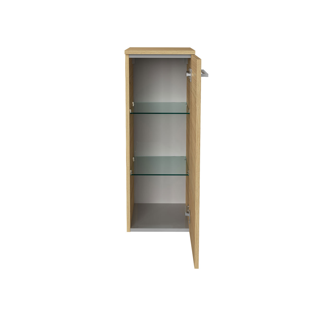Fackelmann  Midischrank rechts B.Style 302 x 826 x 320 mm Sandeiche Bild 2