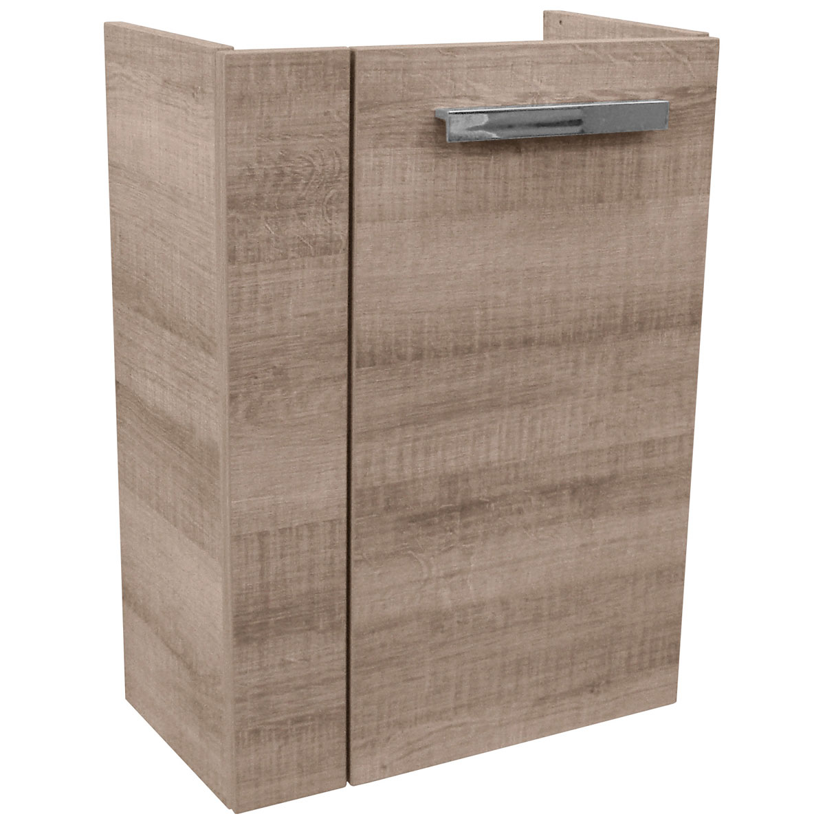 Fackelmann  Gäste-WC Waschtischunterschrank rechts SBC 440 x 600 x 243 mm Graueiche
