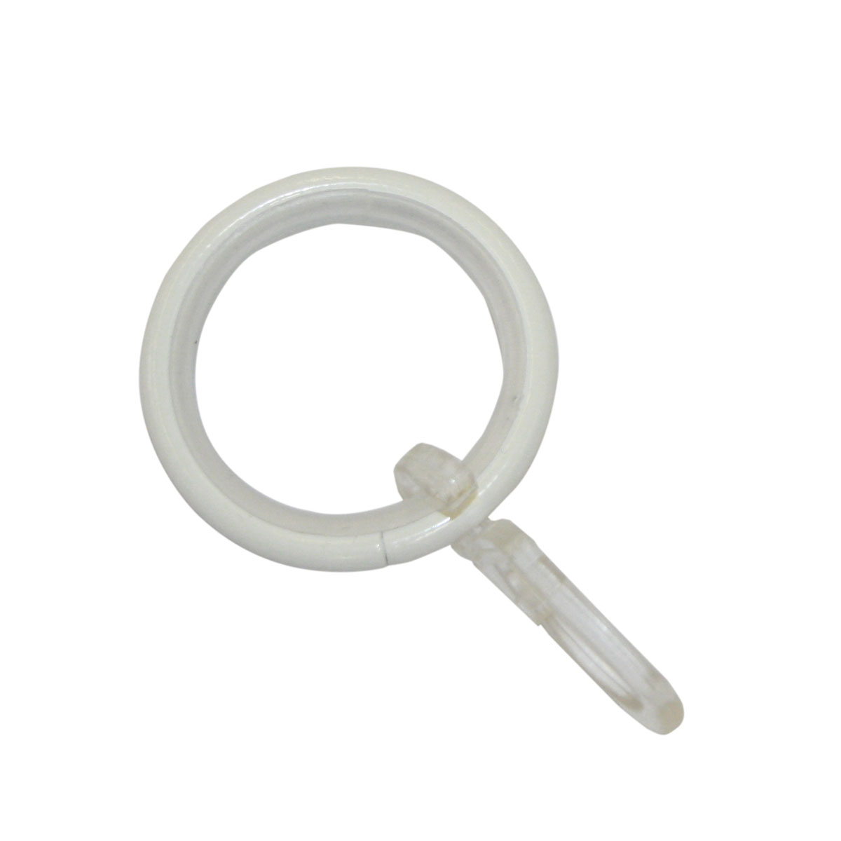 Ringe für Gardinenstange „Kreta“, Ø 16-20 mm, 10 Stück, weiß