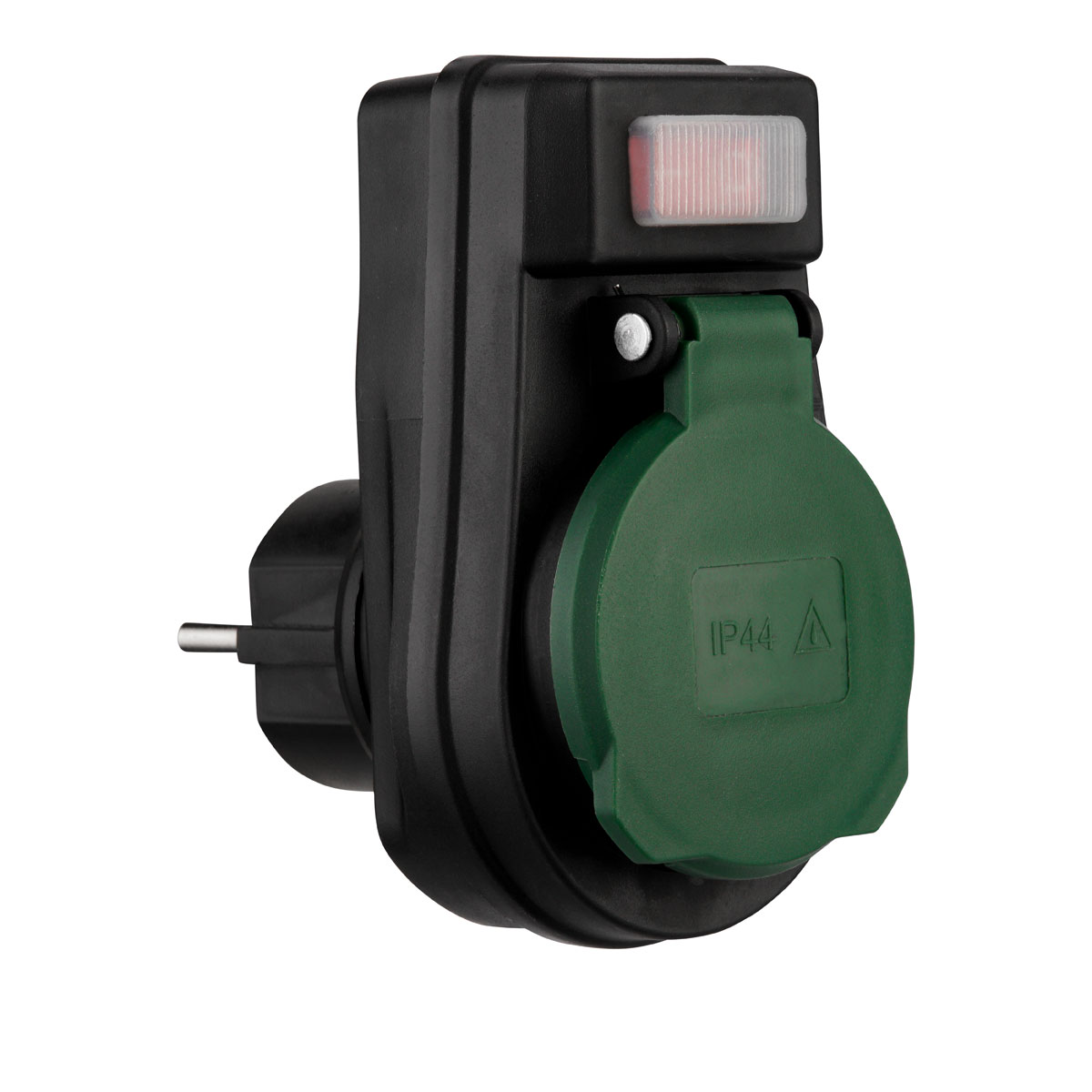 REV Ritter Außensteckdose mit Schalter IP44 schwarz/grün Bild 7