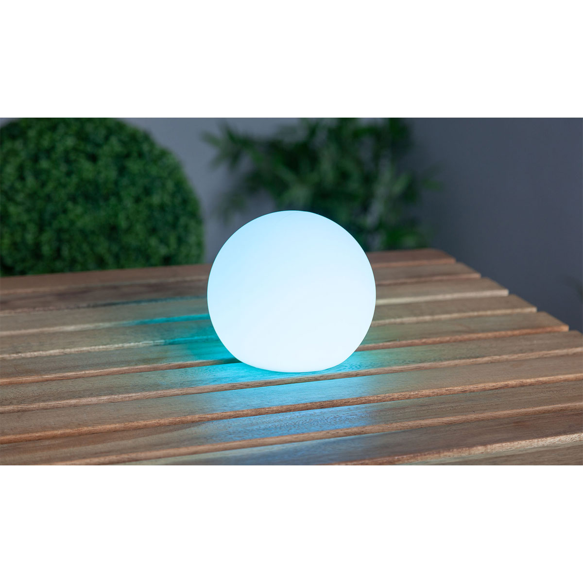 Flector Garten Akku LED-Kugelleuchte RGB-Farben Durchmesser 15 cm Bild 9