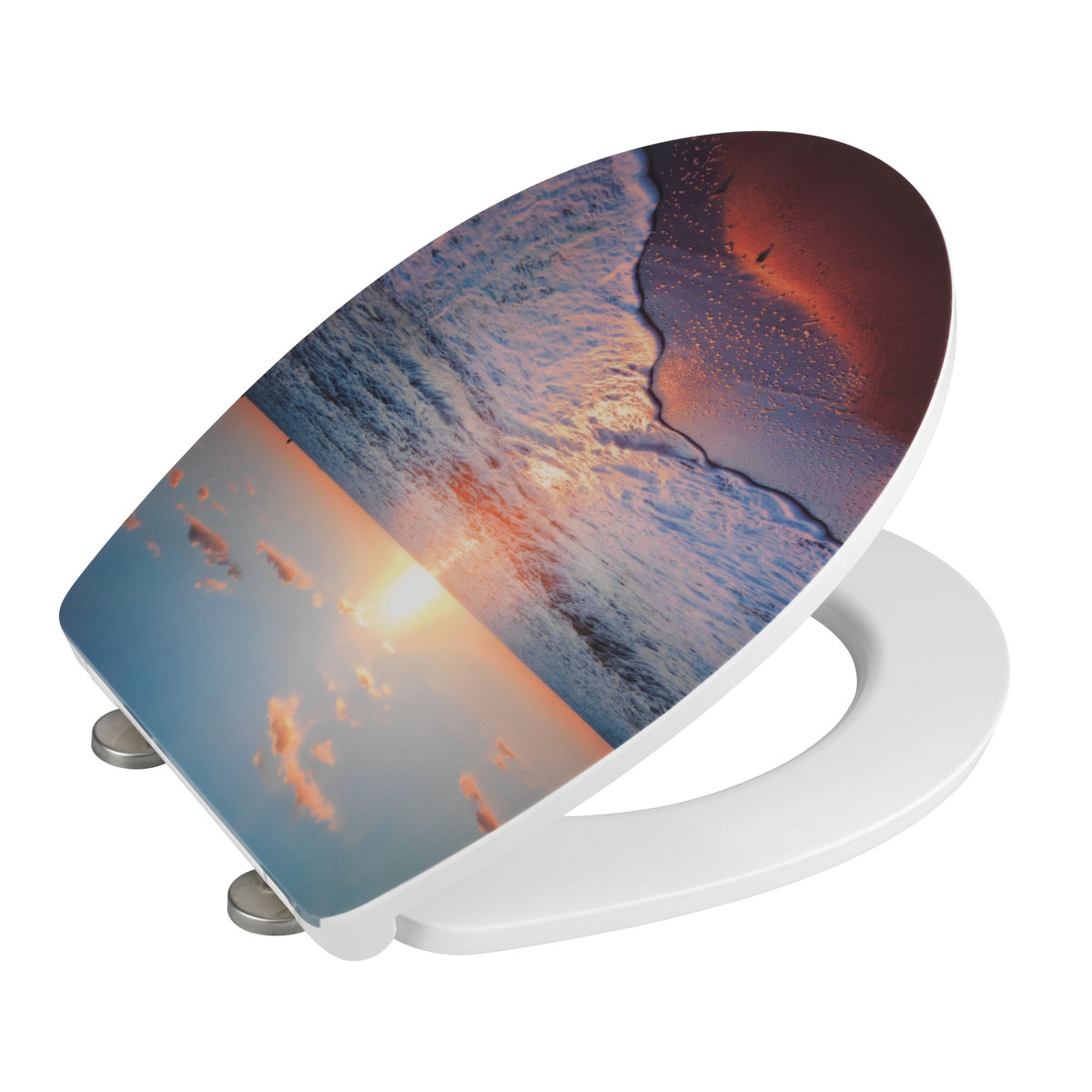 Wenko Premium WC-Sitz Sunset antibakteriell mit Absenkautomatik Bild 3