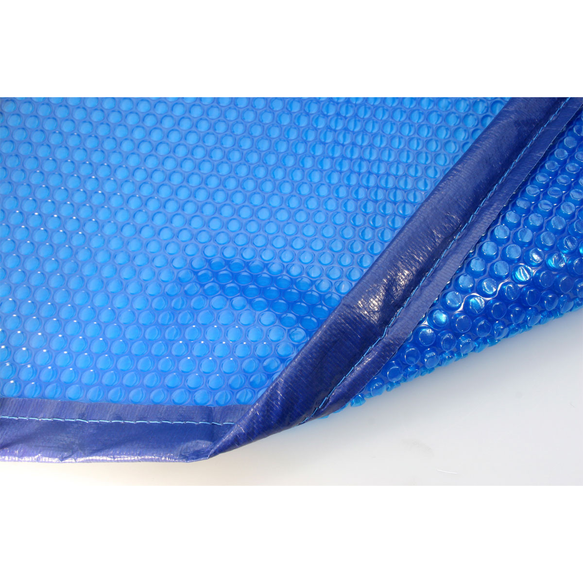 Thermoabdeckplane Durchmesser 350 cm umsäumt Stärke 400 g/m²