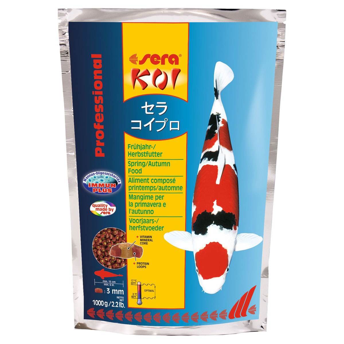 sera KOI Professional Frühjahr-/Herbstfutter 1000g