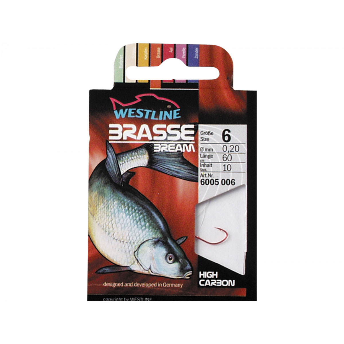 westline Brassenhaken geb Größe 10