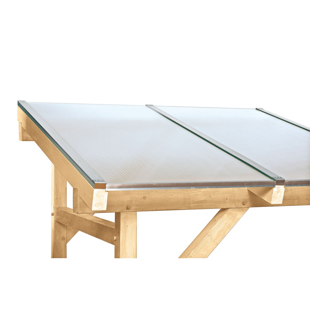 gutta Polycarbonat-Hohlkammerplatte transparent 250 x 98 x 1 cm Bild 9