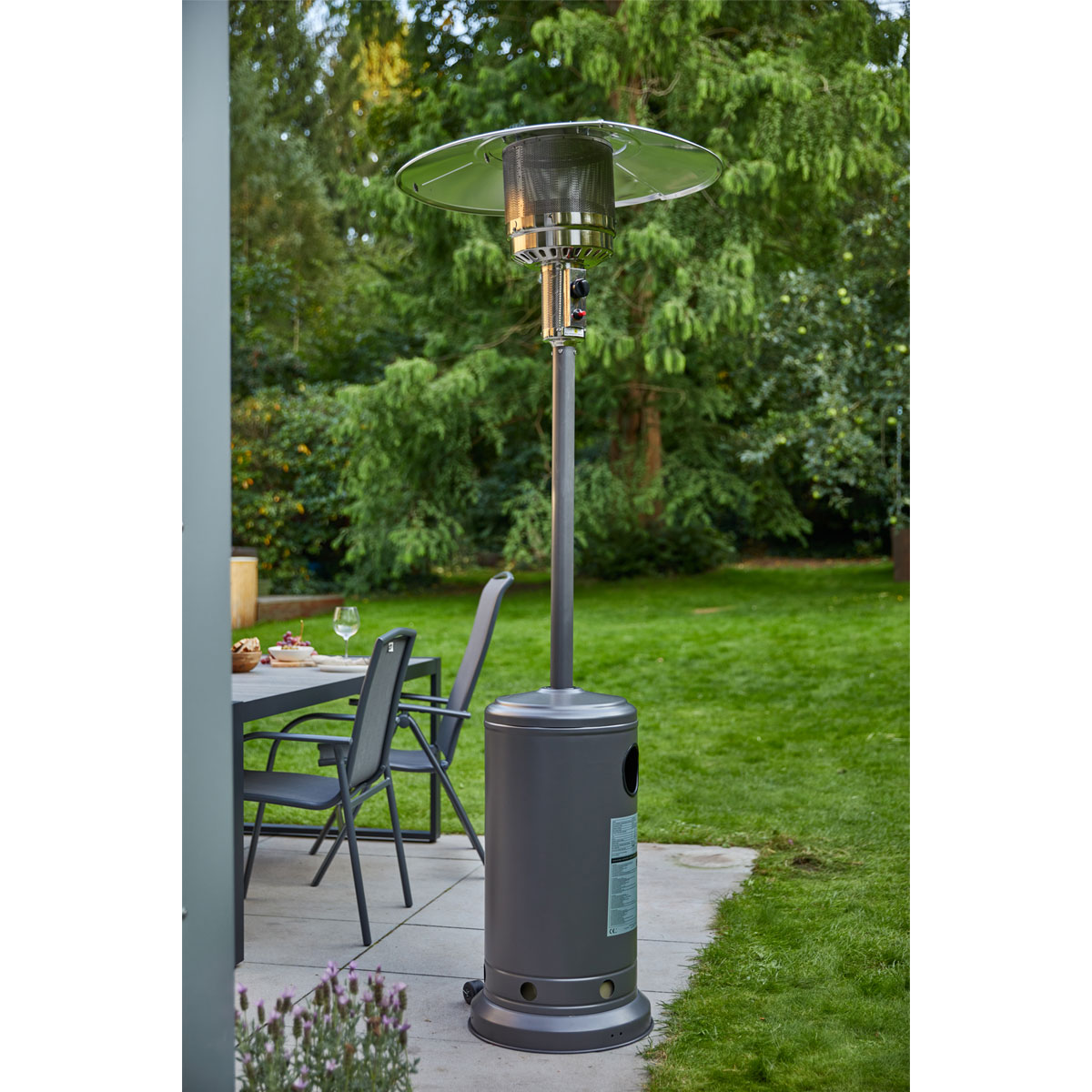 Zelsius Gas Heizstrahler Zermatt - 11kW Outdoor Heizpilz Für Terrasse & Garten