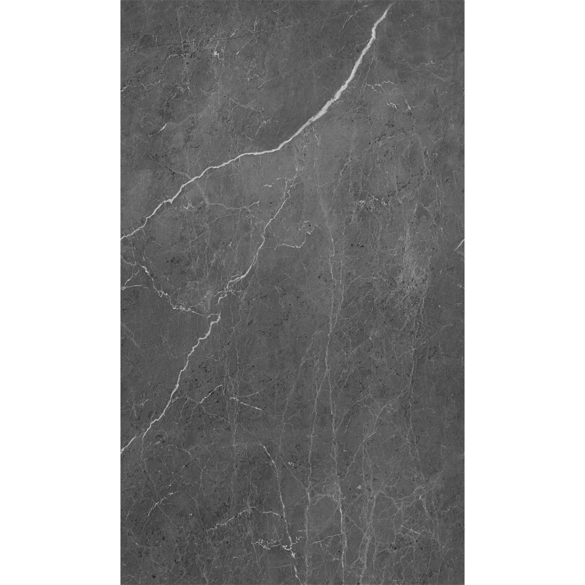 Panorama Duschwand Marmor anthrazit-weiss 100 x 255 cm Bild 2