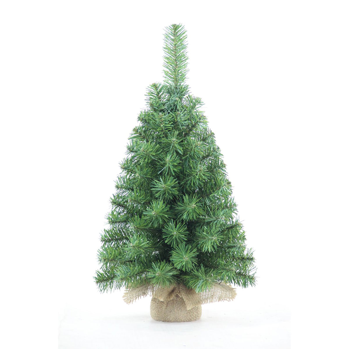Ambientis Mini-Weihnachtsbaum mit Jutesack Höhe 45 cm 54 Zweige
