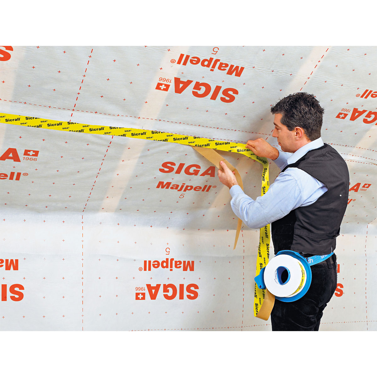 Luftdichtes Klebeband Sicrall 15 m Bild 2