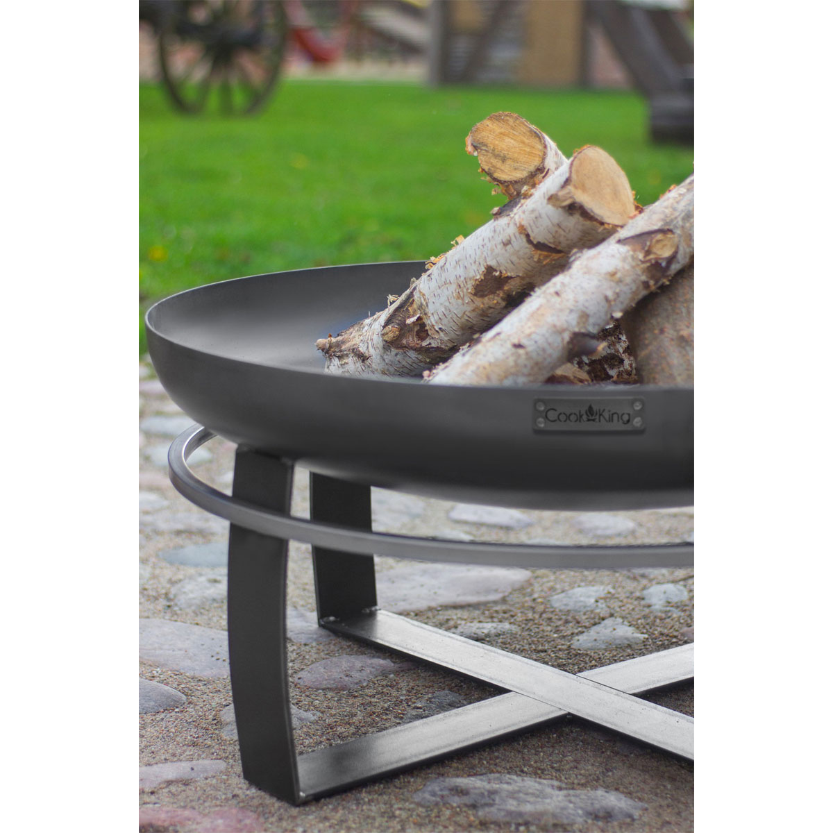 CookKing Feuerschale Viking 60 60x36cm Schwarz Bild 3