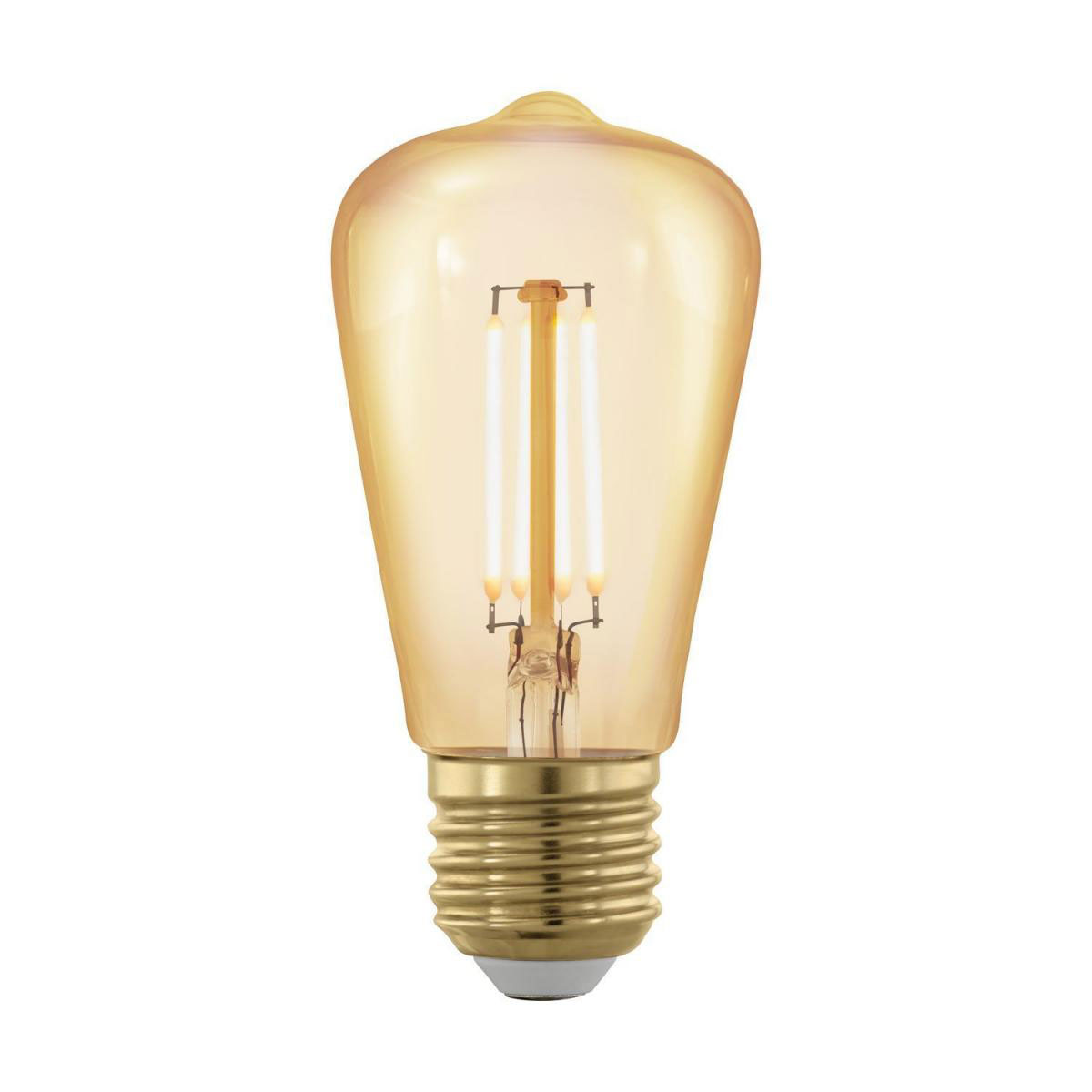 LED-Leuchtmittel „Amber-ST48“, E27, 4 W