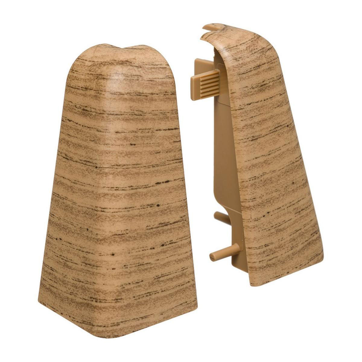 Außenecke 19 x 58 Eiche dunkel