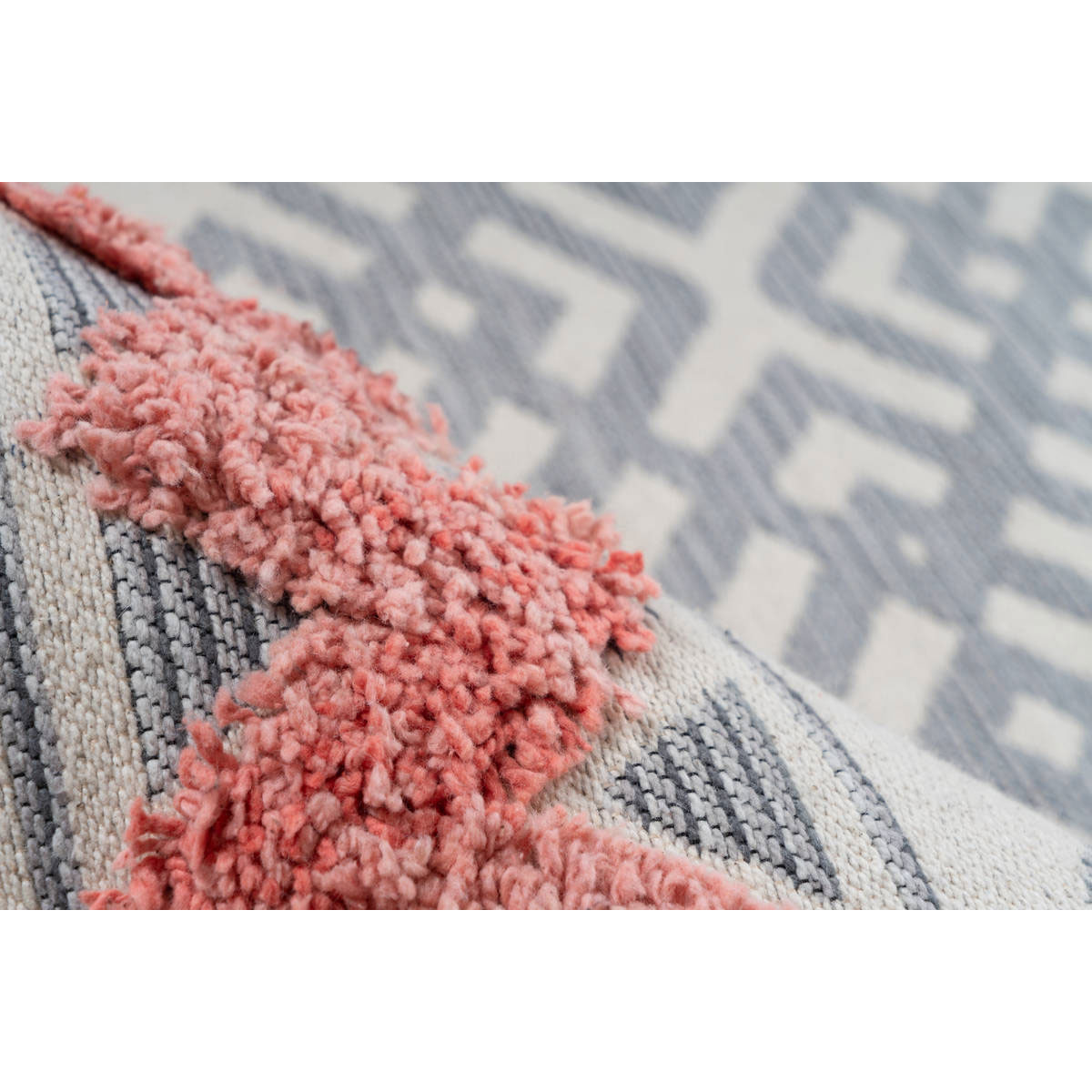 Ethno-Teppich „Ethnie 200“, grau/apricot Bild 3