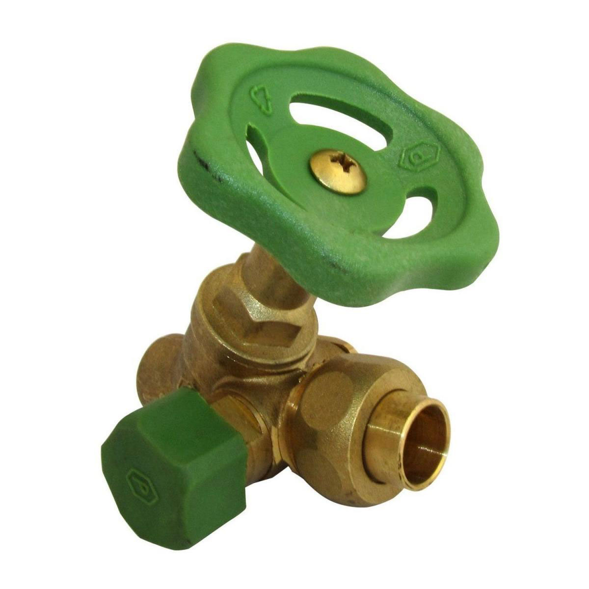 Kirchhoff Schrägsitzventil mit Entleerung 15 mm