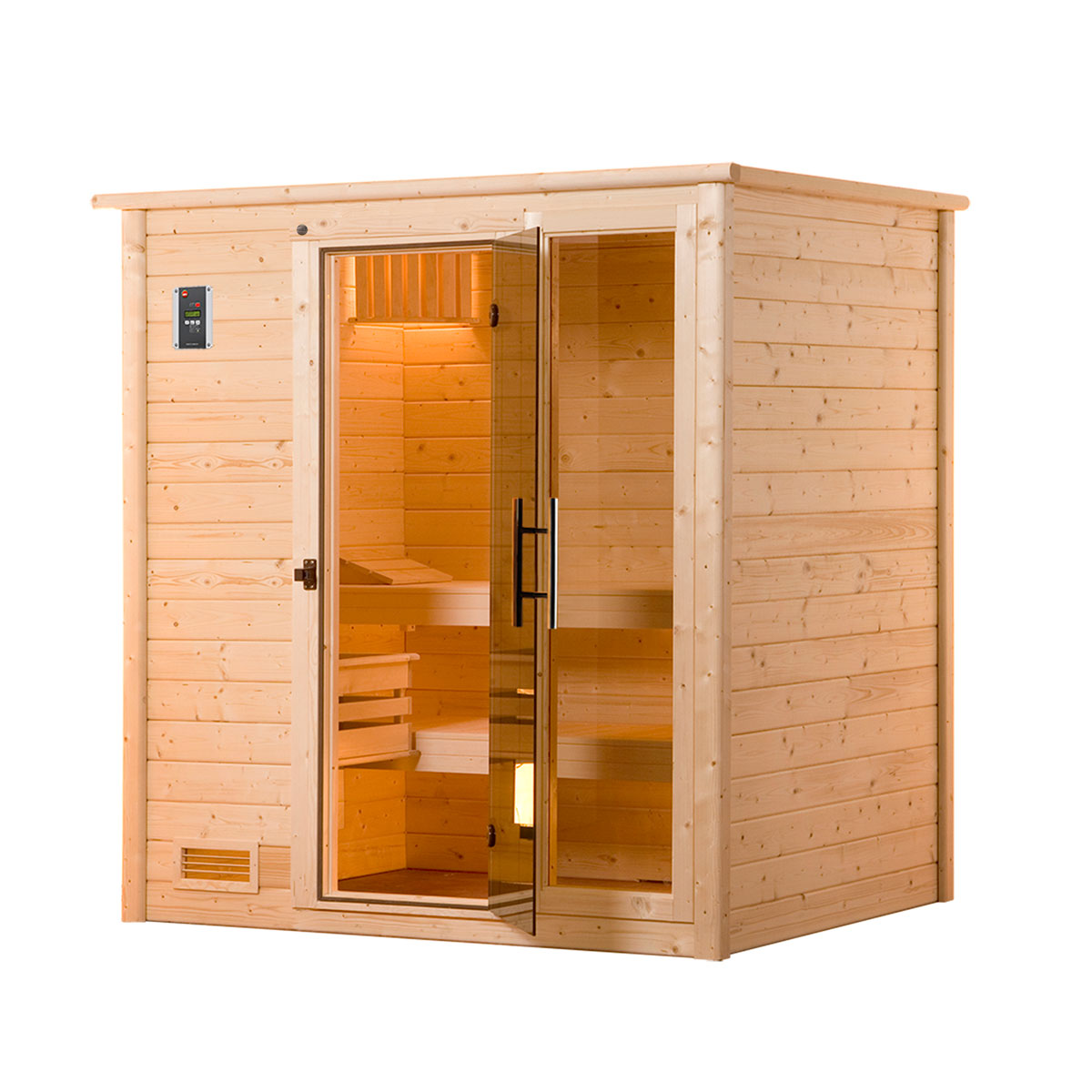 Weka Massivholzsauna „Bergen 1“, GTF