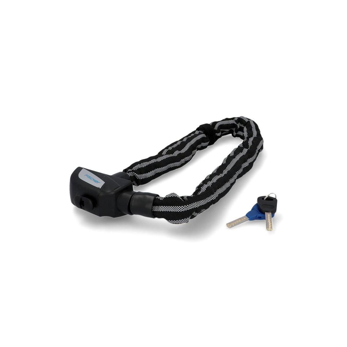Fischer Bikes Kettenschloss mit Reflex 80 cm 8 mm Bild 1