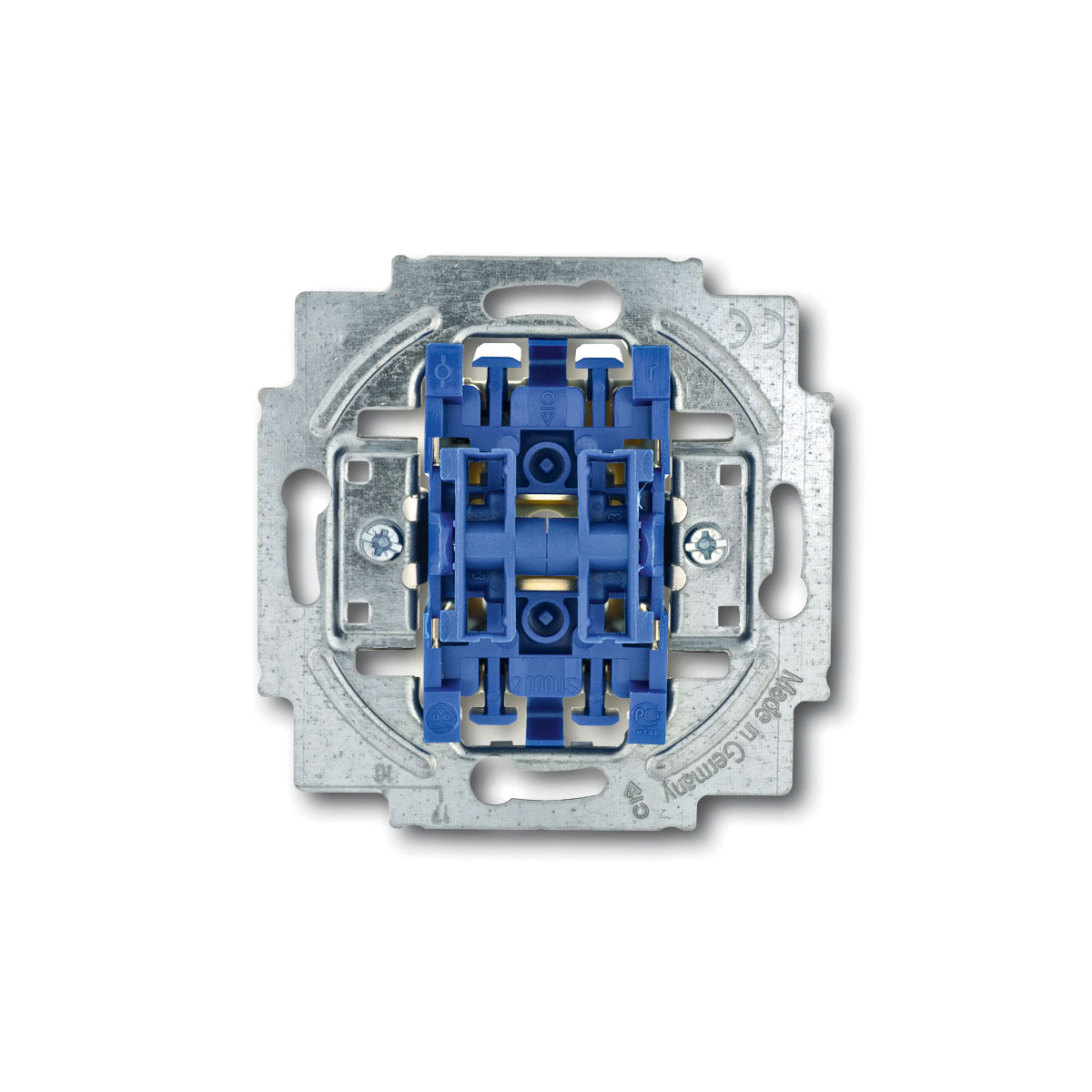 Busch-Jaeger Serienschalter Sockel Duro silber