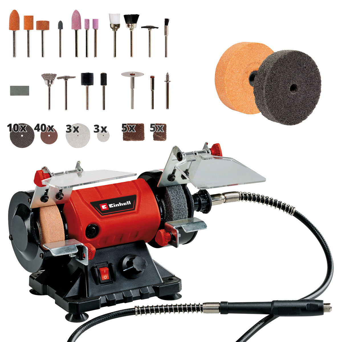 Einhell Doppelschleifer-Set TC-XG 75 Kit 2-teilig