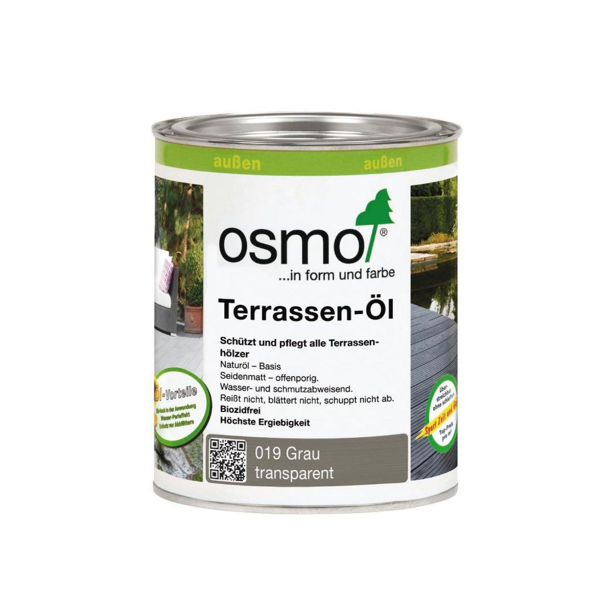 Osmo Terrassen-Öl Grau 0,75 L Bild 1