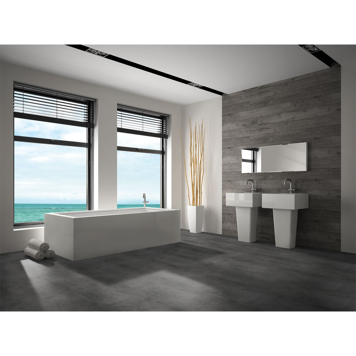 Strong SPC Designboden Fliese Cannstatt 935 x 465 x 6,5 cm Bild 4