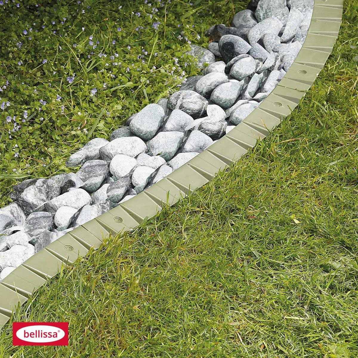 Rasenkante Comfort Kunststoff 50 x 11 x 5 cm