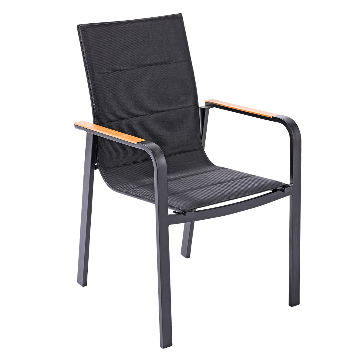 Haveson Stapelsessel Montenegro schwarz