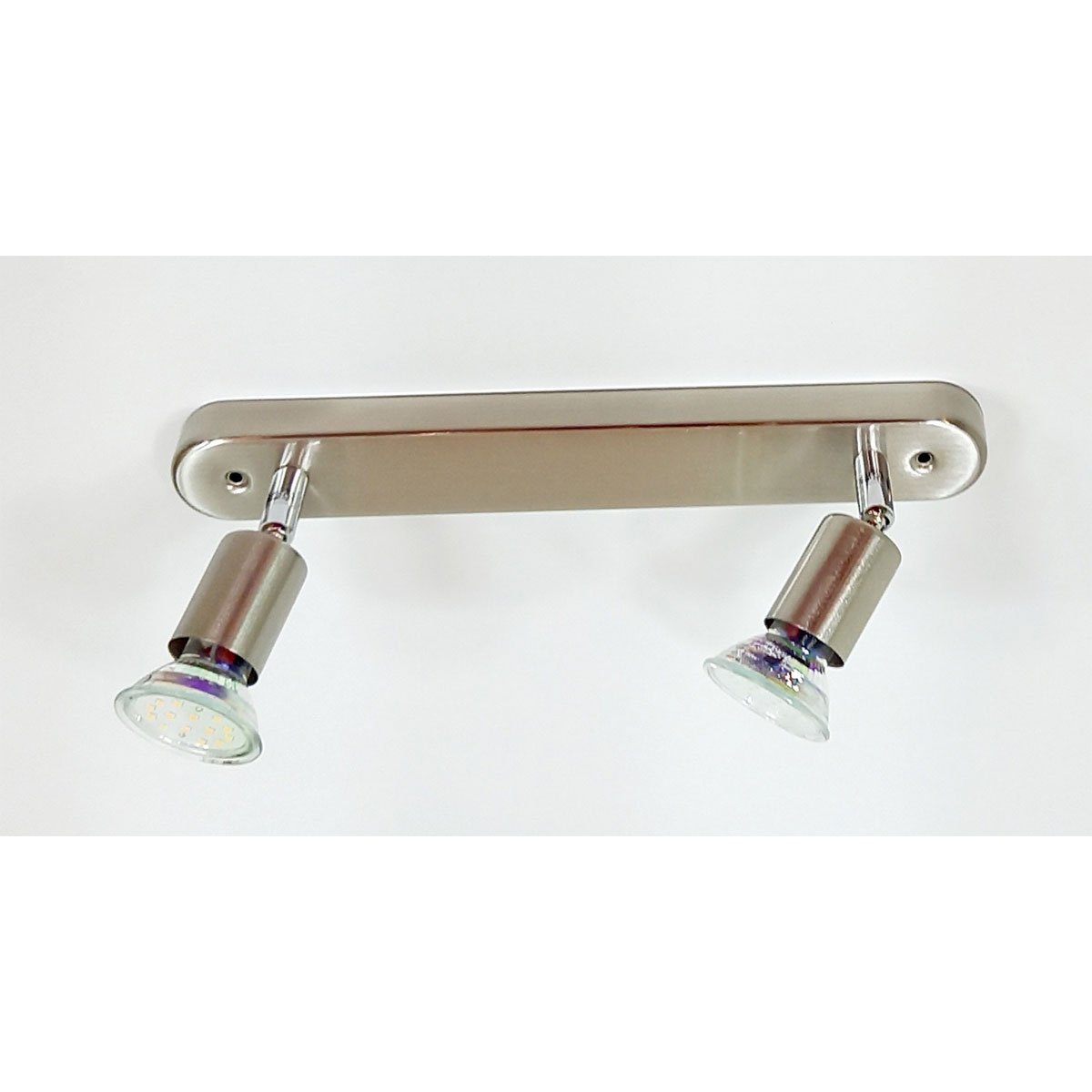 Eglo LED-Strahler Mini 2-flammig 30 x 4 cm nickel-matt Bild 2