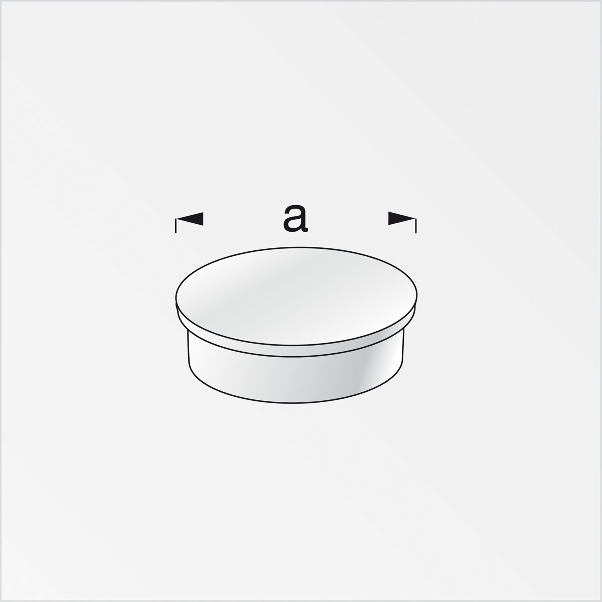 MyTool Magnet 30 mm weiß 2 Stück Bild 2